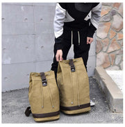 Nomad Friendly Canvas Bucket Bag Backpack