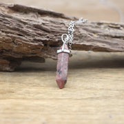 Hexagon Natural Stone Chakra Necklace