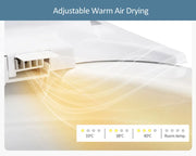 Heated Smart U-Shape Electric Bidet Cover Toilet Seat