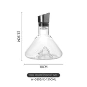 Dreamy Mountain Premium Crystal Wine Decanter