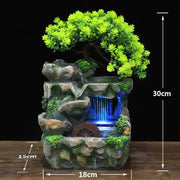 Natural Mini Tree Waterfall Desk Fountain