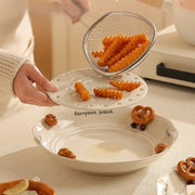 Korean Snacks Ceramic Cute Serving Plate