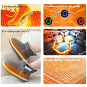 Warm Steps Rechargeable Heated Winter Shoes