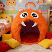 Purple Plush Monster Playhouse Indoor Kids Tent