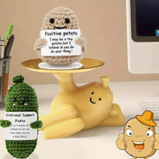 You Got This Mini Crochet Encouraging Desk Buddy Friend