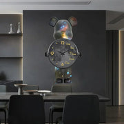 Glowing Star Bear LED Wall Clock