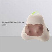 Ergonomic Back Support Heated Vibration Massager