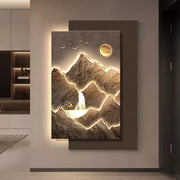 Mountain Landscape Modern Wall Art