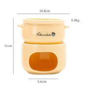 Warm Dip Chocolate Cheese Fondue Pot