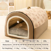 Warm Winter Cozy Washable Dog House