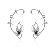 Gothic Spider Web Earring