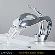 Modern Creative Brass Waterfall Design Faucet