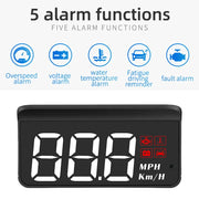 Digital HUD System Windshield Car Speedometer