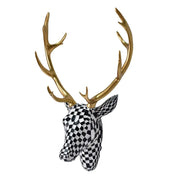 Artistic Deer Head Sculptural Wall Decor