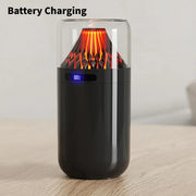 Volcano Flame LED Aromatherapy Essential Oil Mist Diffuser