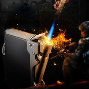 Sleek Torch Style Windproof Butane Lighter