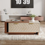 Urban Lift Extendable Wooden Hidden Storage Coffee Table