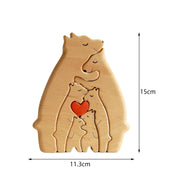 Loving Bears Interlocking Puzzle Decor