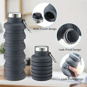 Collapsible Travel Friendly Water Bottle