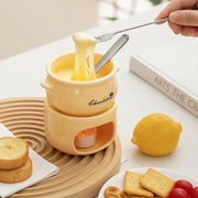 Warm Dip Chocolate Cheese Fondue Pot