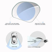 Blind Spot Adjustable Frameless Rearview Mirror Set