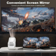 Smart Mini Android 4K Support Home Cinema Projector