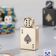 Rotating Dice Card Jet Lighter