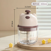 Cute Bear Rechargeable Anti-Slip Electric Grinder