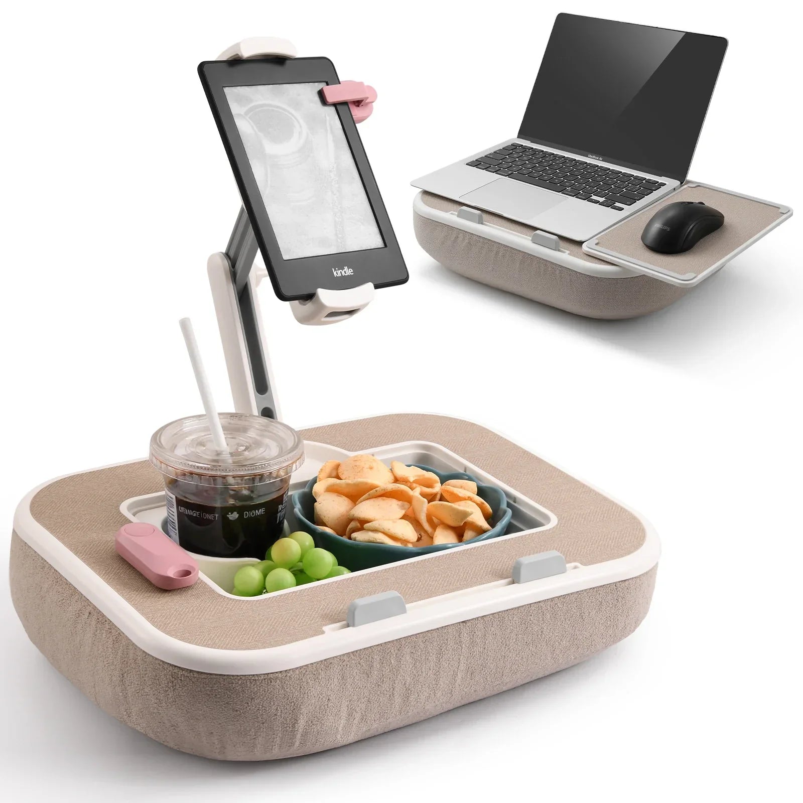 Work & Chill Rotating Tablet Pillow Desk