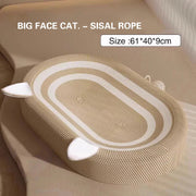 Cat Scratch Nest Oval Bed