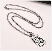 Mechanical Gear Spinner Bold Necklace