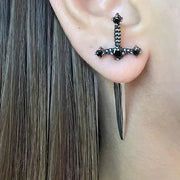 Gothic Sword Drop Earring