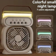 3in1 Air Cooler LED Night Lamp Humidifier Fan