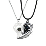 Couple Love Pair Magnetic Necklace