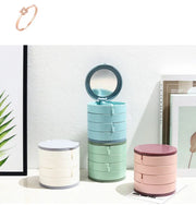 Multi-Layer Rotating  Jewelry Organizer Storage