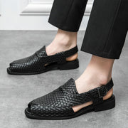 Italian Craft Handmade Solid Leather Sandals