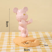 Mini Karate Bear Phone Stand