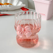 Cute Ribbon Glass Coffee Mug