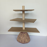 3-Tiered Witch Broom Shape Stand