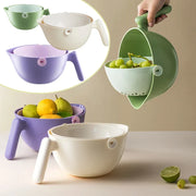 Double Layer Quick Vegetable Drainer Basket