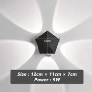 Black Prism Ambient Minimal Wall Lamp