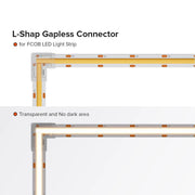 L Shaped Transparent LED Strip Connector