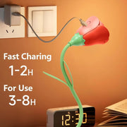 Last Rose Blooming Rose Accent Desk Lamp