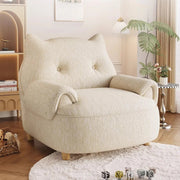 Cat Ear Minimalist Oversized Lounge Armchair