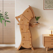 Sassy Playful Minimalist Wooden Cabinet