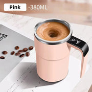 Digital Temperature Display Self Stirring Coffee Mug
