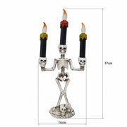 Scary Skeleton Halloween Candle Lights