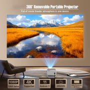 Ultra Bright 4K Wireless Home Cinema Projector