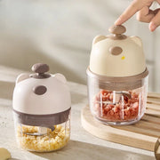 Cute Bear Rechargeable Anti-Slip Electric Grinder