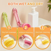 Bubbly Cleaner Pet Bath Massage Brush
